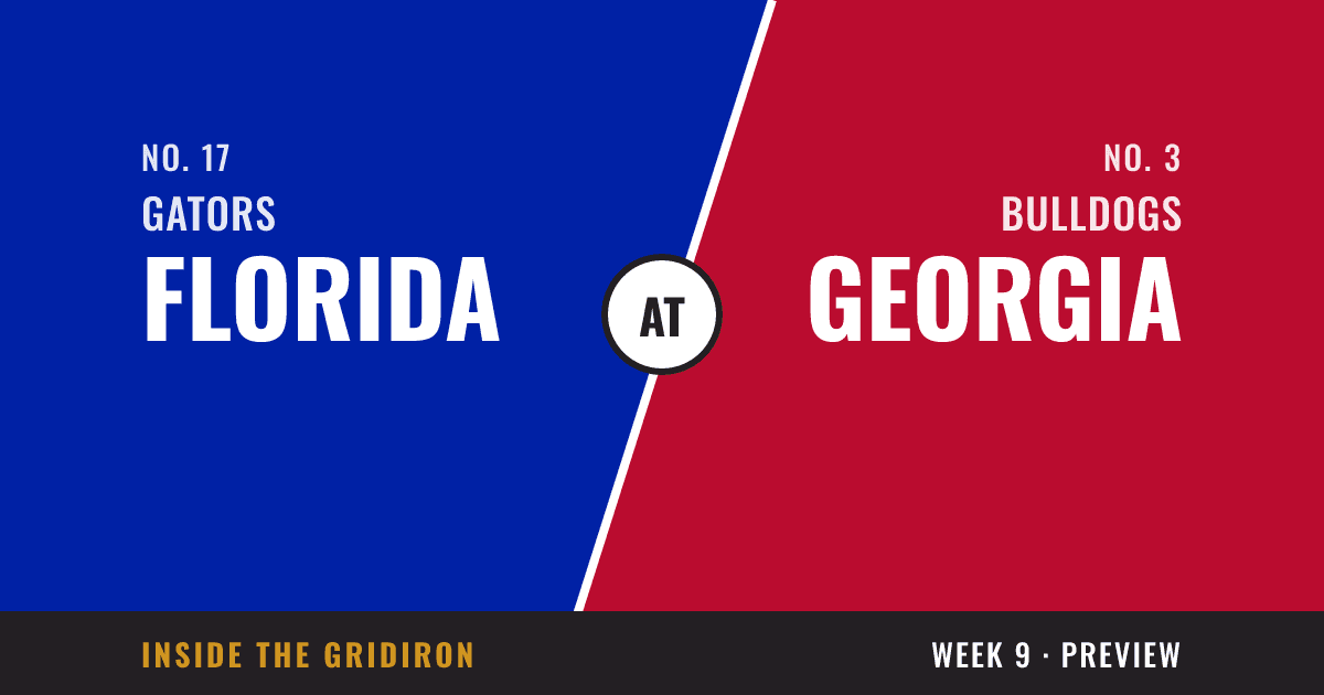Week 9 preview: Florida Gators at Georgia Bulldogs