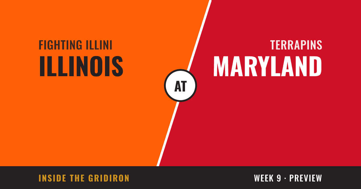 Week 9 preview: Illinois Fighting Illini at Maryland Terrapins