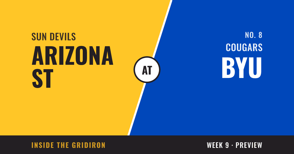 Week 9 preview: Arizona State Sun Devils at BYU Cougars