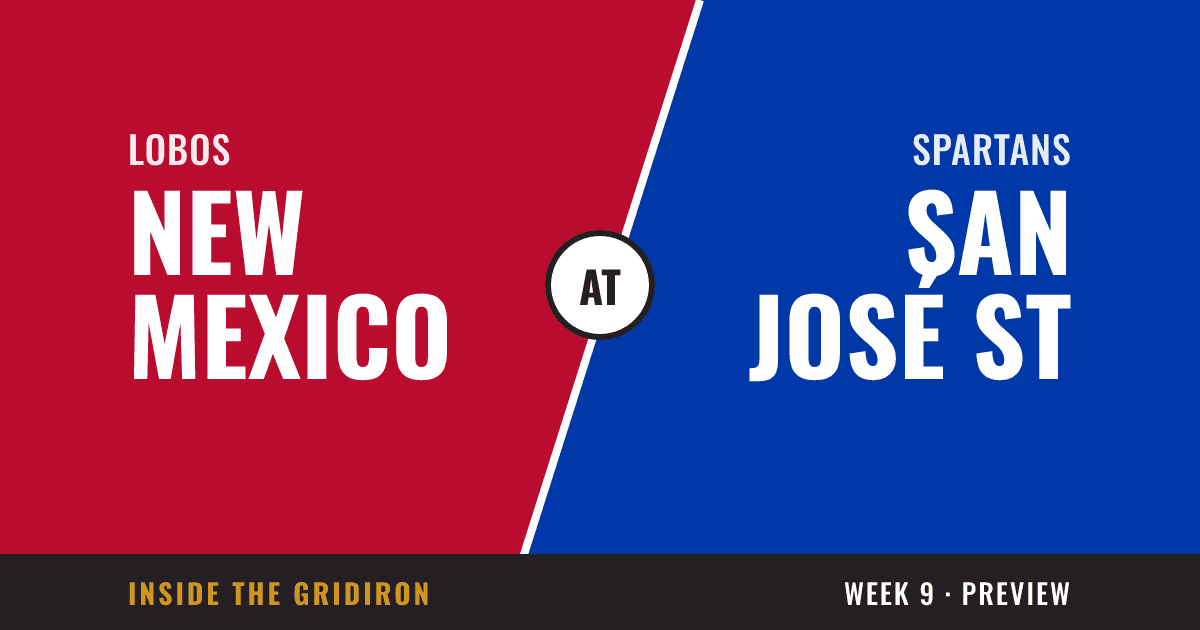 Week 9 preview: New Mexico Lobos at San José State Spartans