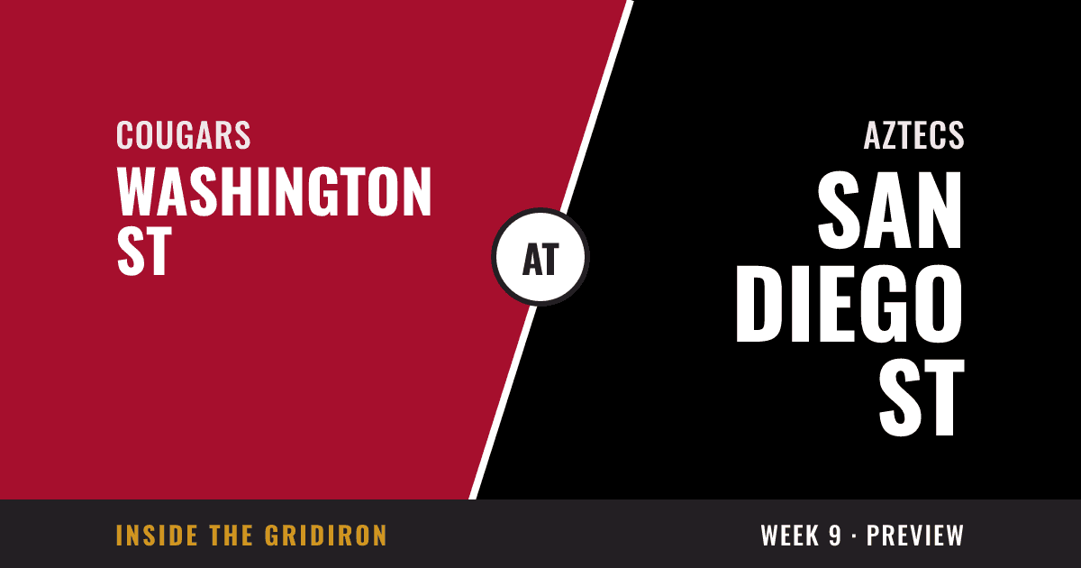 Week 9 preview: Washington State Cougars at San Diego State Aztecs